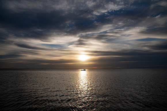 Sunset Across The Wash - Snettisham - Jon Clifton